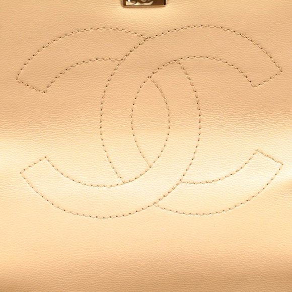 Chanel Lambskin Beige Medium Trendy CC Top Handle Bag - Picture 6 of 13